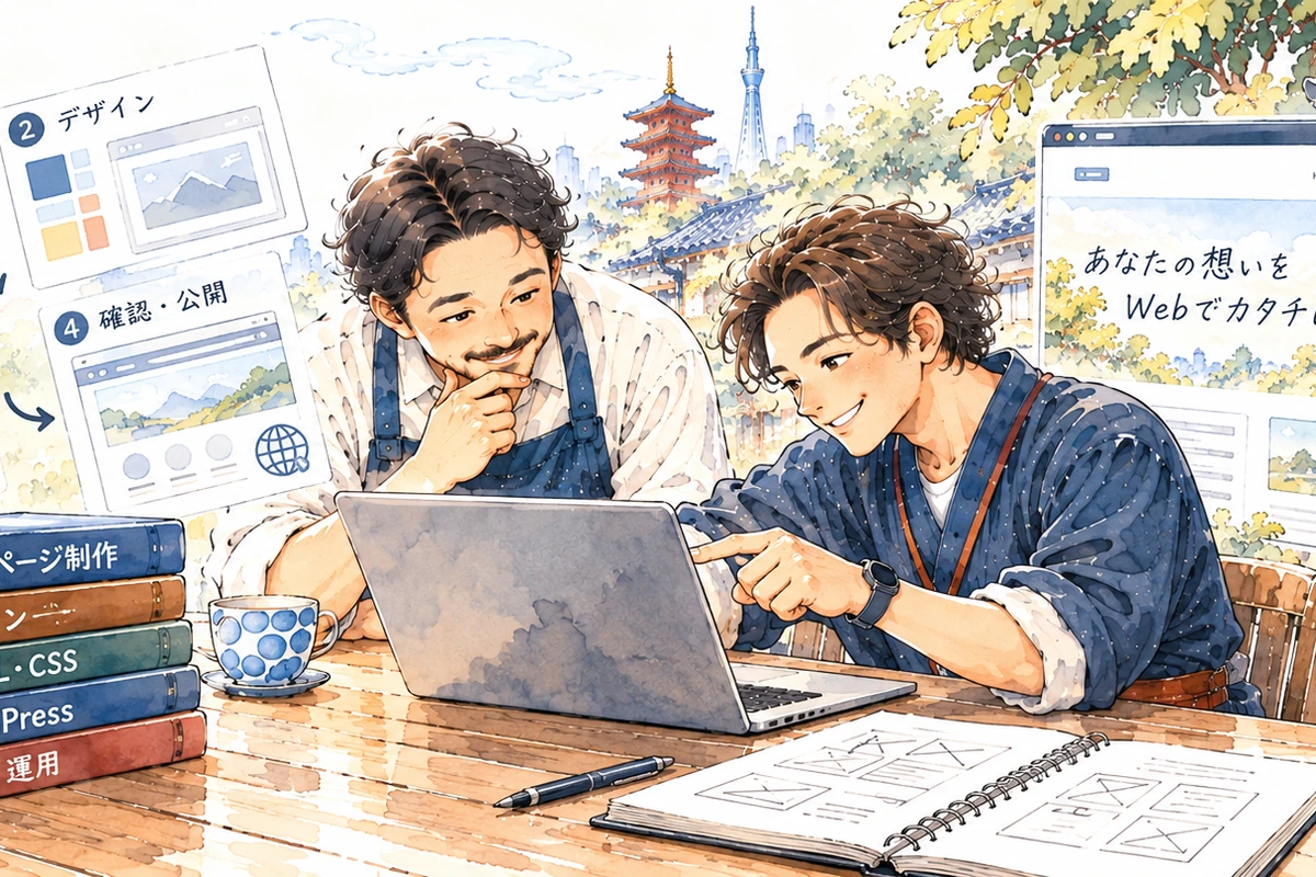 パソコンのファイルが、サーバーの公開用のフォルダに運ばれていく
